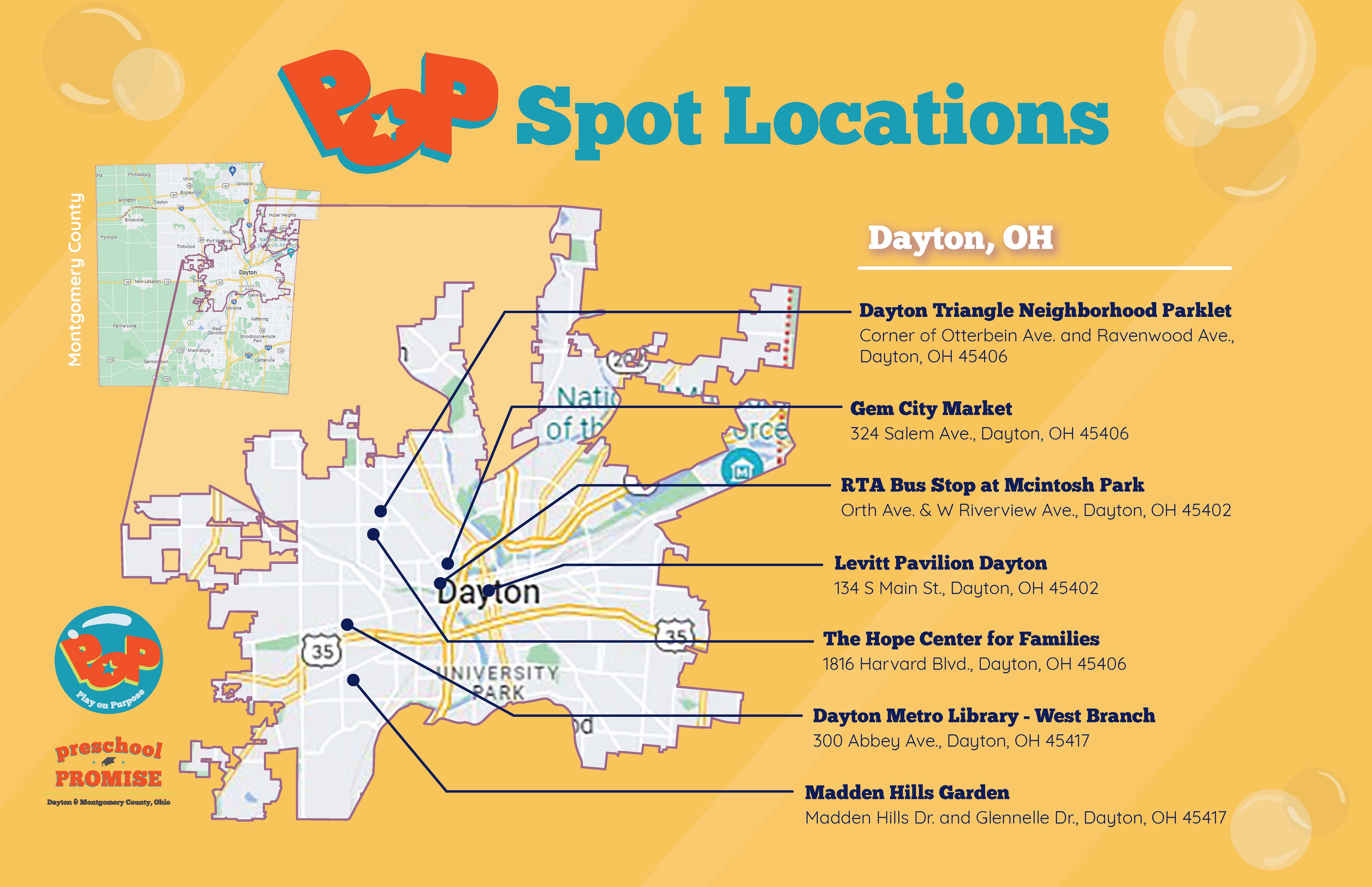 POP Spot map